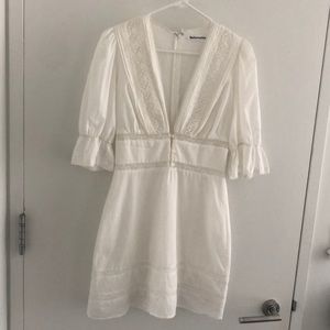Reformation Cassatt White Dress